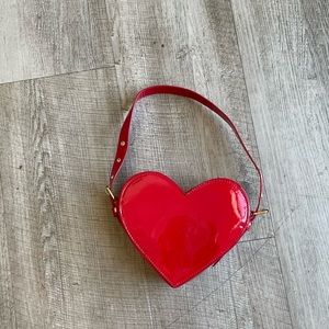 Vinyl Heart Handbag